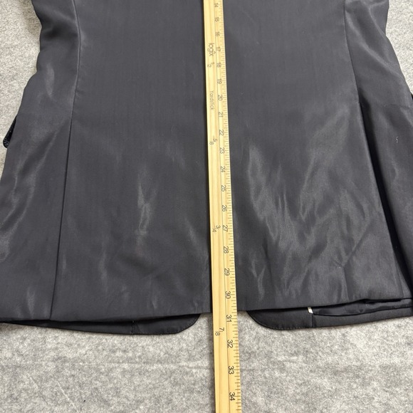 Versace Collection Black Suit Mens 42R 2 Piece Italy Wool Blazer Pants - Picture 10 of 16